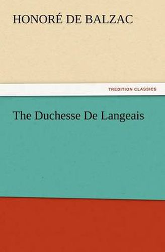 Cover image for The Duchesse de Langeais