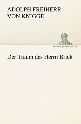 Cover image for Der Traum Des Herrn Brick