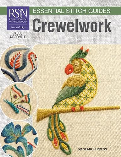 Cover image for RSN Essential Stitch Guides: Crewelwork: Large Format Edition