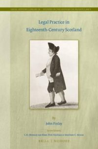 Cover image for Legal Practice in Eighteenth-Century Scotland