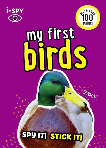 Cover image for i-SPY My First Birds: Spy it! Stick it!