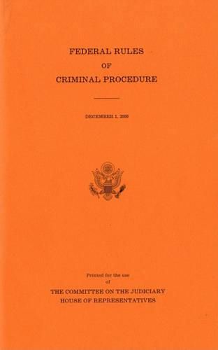 Cover image for Federal Rules of Criminal Procedure, December 1, 2009