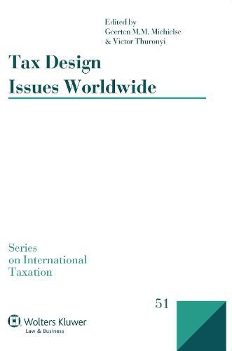 Cover image for Tax Design Issues Worldwide