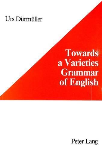 Cover image for Towards a Varieties Grammar of English