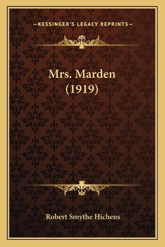 Mrs. Marden (1919)