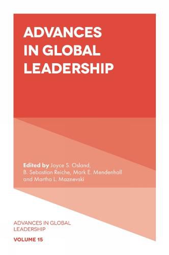 Cover image for Advances in Global Leadership