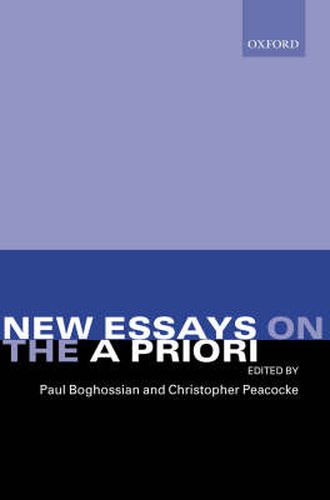 Cover image for New Essays on the a Priori