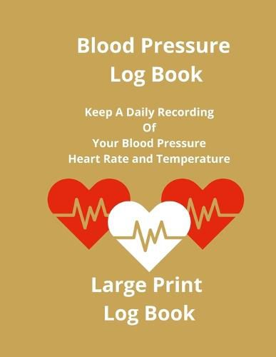 Cover image for Blood Pressure Log Book