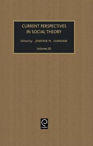 Cover image for Current Perspectives in Social Theory