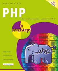 Cover image for PHP in easy steps: Updated for PHP 8