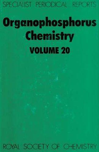 Cover image for Organophosphorus Chemistry: Volume 20