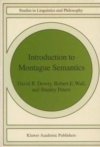 Cover image for Introduction to Montague Semantics