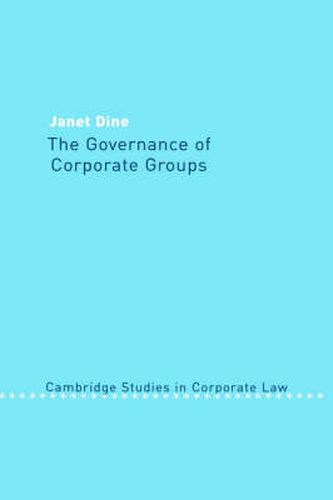 Cover image for The Governance of Corporate Groups