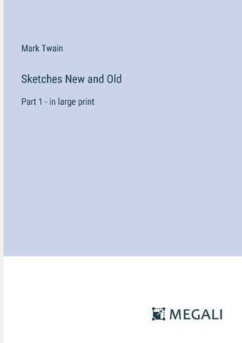 Cover image for Sketches New and Old