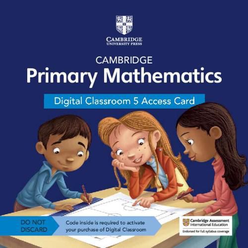 Cover image for Cambridge Primary Mathematics Digital Classroom 5 Access Card (1 Year Site Licence)