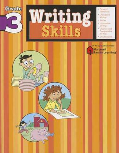 Cover image for Writing Skills: Grade 3 (Flash Kids Harcourt Family Learning)