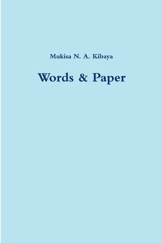 Cover image for Words & Paper