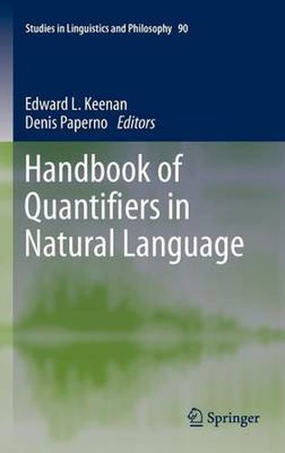 Cover image for Handbook of Quantifiers in Natural Language