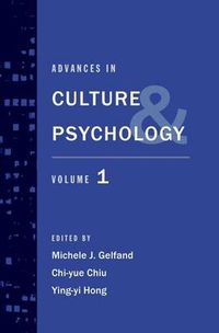 Cover image for Advances in Culture and Psychology: Volume 1