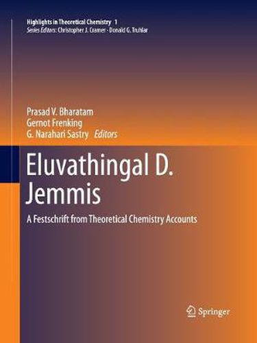 Cover image for Eluvathingal D. Jemmis: A Festschrift from Theoretical Chemistry Accounts