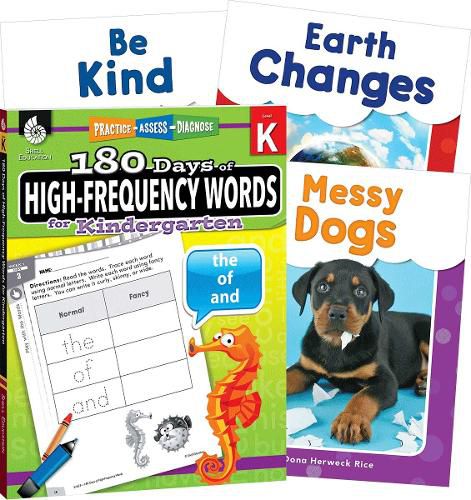 Cover image for Learn-at-Home: High-Frequency Words Bundle Grade K: 4-Book Set