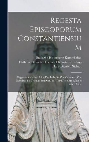 Cover image for Regesta Episcoporum Constantiensium