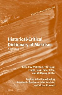 Cover image for Historical-Critical Dictionary of Marxism