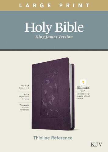 Cover image for KJV Large Print Thinline Reference Bible, Filament Edition
