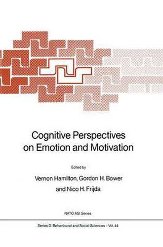 Cover image for Cognitive Perspectives on Emotion and Motivation