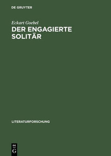Cover image for Der engagierte Solitar