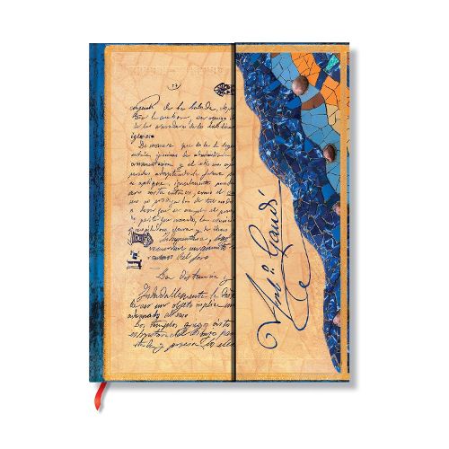 Cover image for Gaudi, The Manuscript of Reus (Embellished Manuscripts Collection) Midi Lined Hardback Journal (Elastic Band Closure)