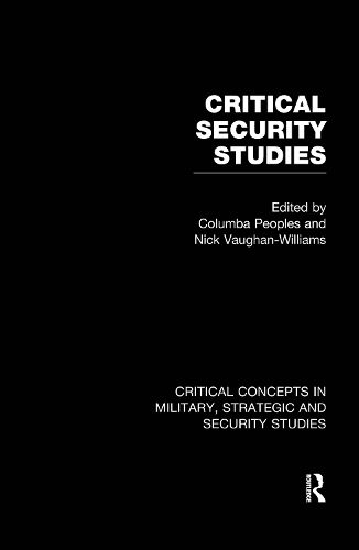 Cover image for Critical Security Studies