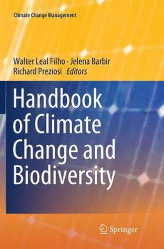 Cover image for Handbook of Climate Change and Biodiversity