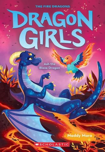 Cover image for Ash the Blaze Dragon (Dragon Girls #17)