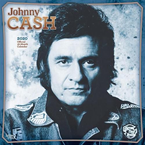 Johnny Cash 2020 Square Wall Calendar