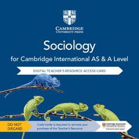 Cover image for Cambridge International AS & A Level Sociology Digital Teacher's Resource Access Card