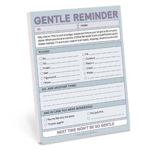 Cover image for Knock Knock Gentle Reminder Nifty Note (Pastel Version)