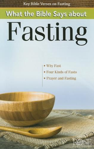 Cover image for What the Bible Says about Fasting