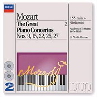 Cover image for Mozart Great Piano Concertos 9 15 22 25 27