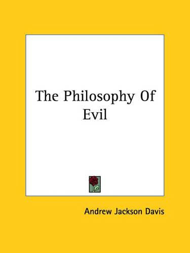 Cover image for The Philosophy of Evil