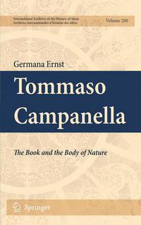 Cover image for Tommaso Campanella: The Book and the Body of Nature