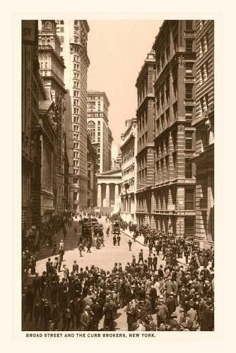 Cover image for Vintage Journal Broad Street Curb Brokers, New York