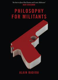 Cover image for Philosophy for Militants