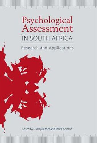 Cover image for Psychological Assessment in South Africa: Research and applications