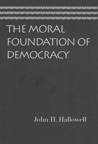 Cover image for Moral Foundation of Democracy