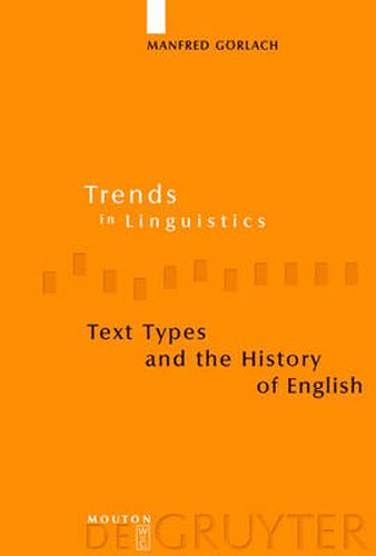 Cover image for Text Types and the History of English