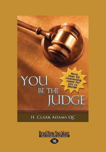 Cover image for You Be the Judge