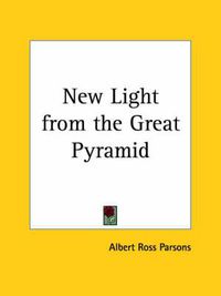 Cover image for New Light from the Great Pyramid (1893)