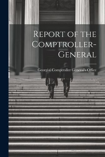 Cover image for Report of the Comptroller-General