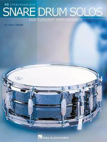 Cover image for 40 Intermediate Snare Drum Solos